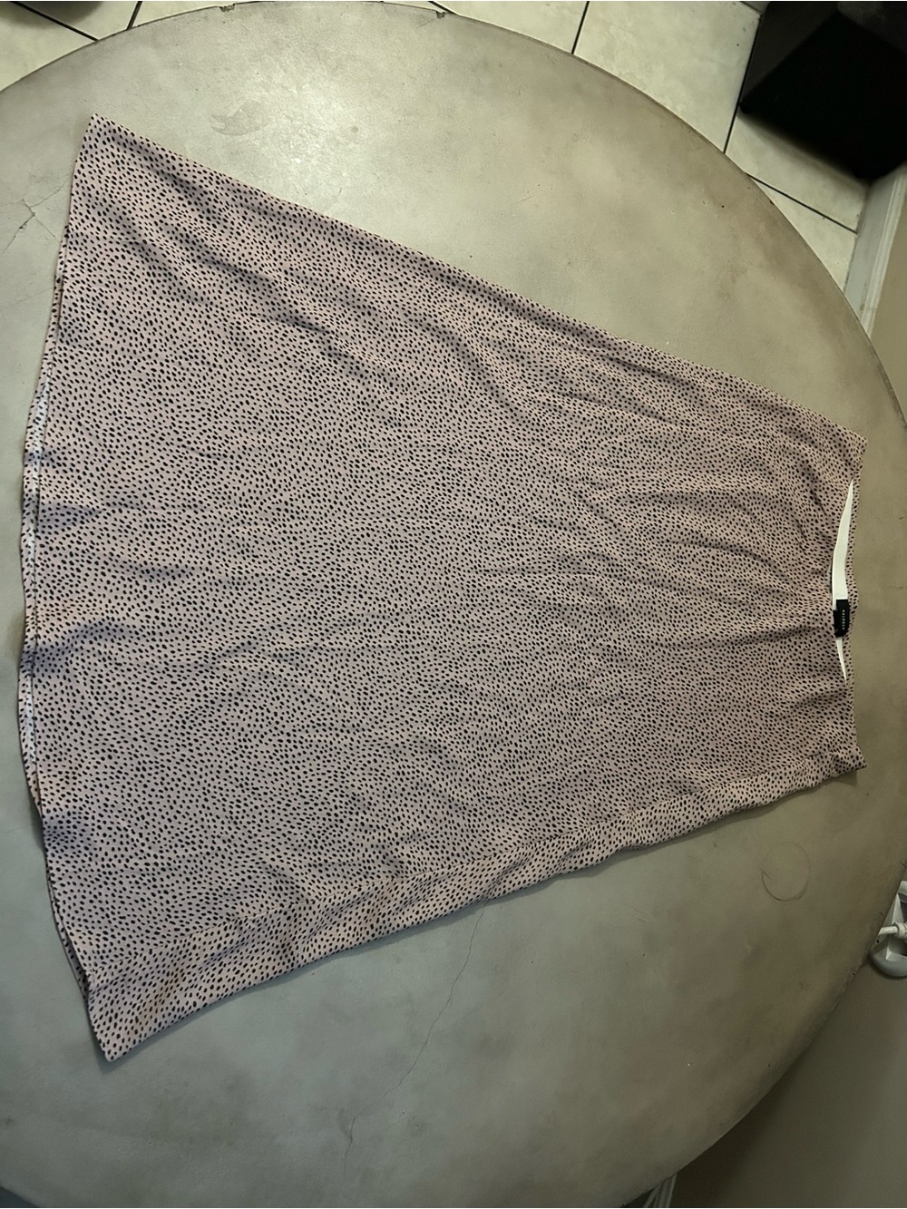 Halogen Dusty Pink Polka Dot Maxi Skirt